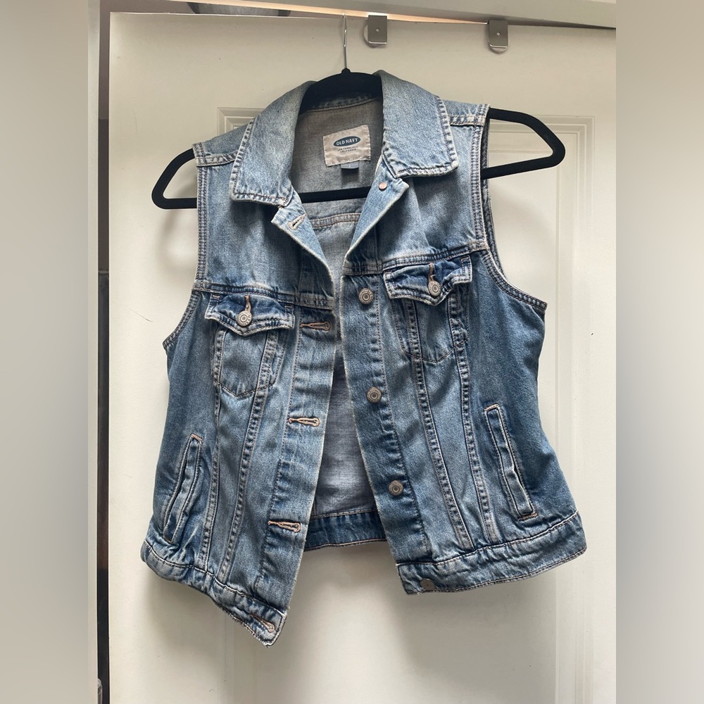 Old Navy Denim Vest Size Small